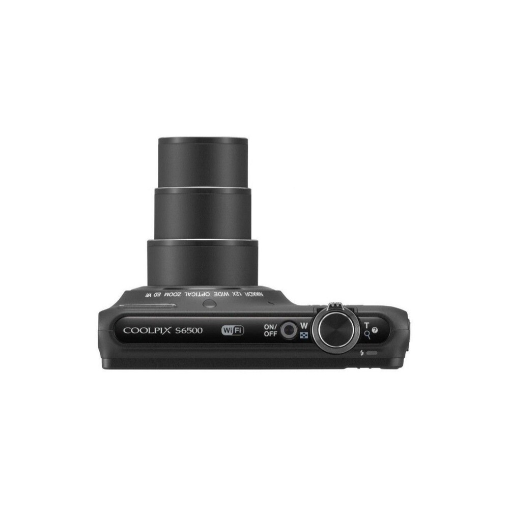 Nikon Coolpix S6500 Digital Camera 16MP 12X Optical Zoom Smile Detection Black - Picture 3 of 14